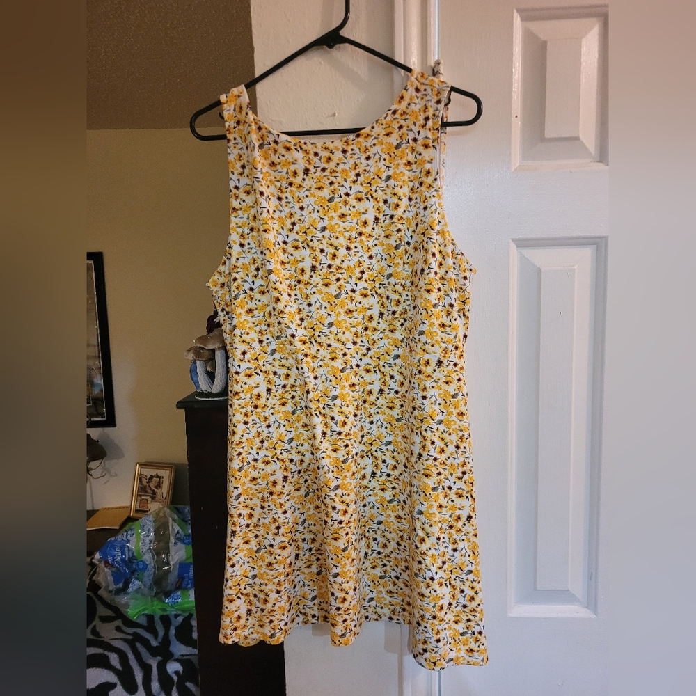 Floral Yellow Dress